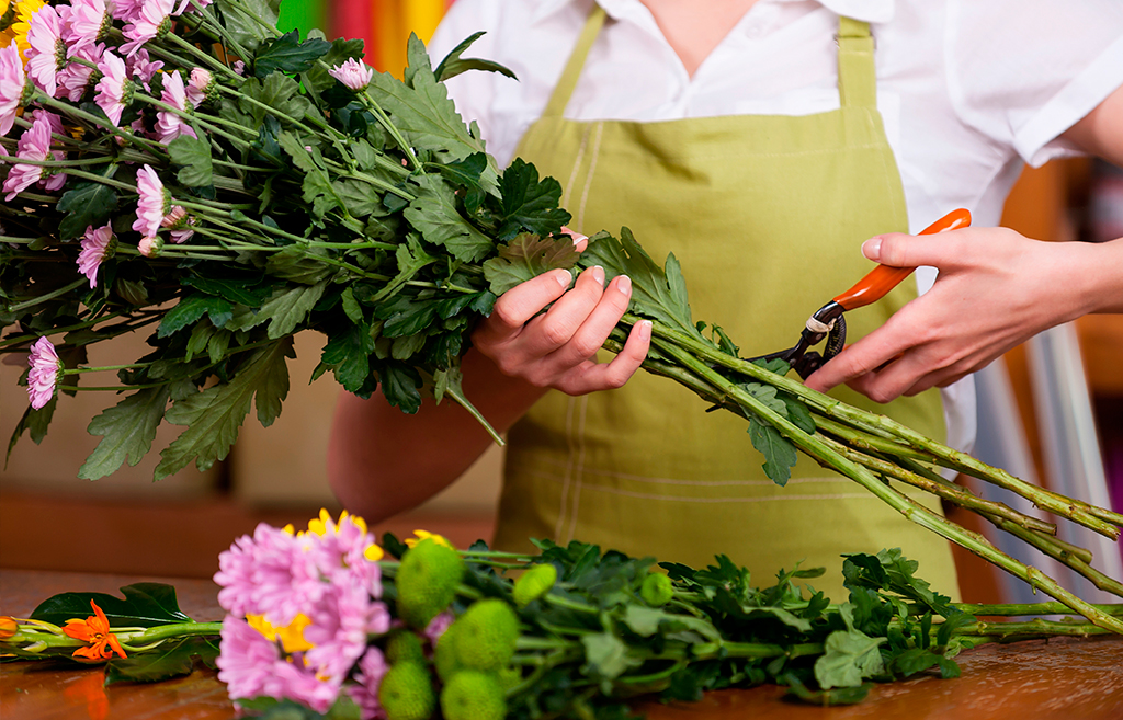 Floral tributes